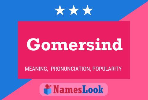 Постер имени Gomersind