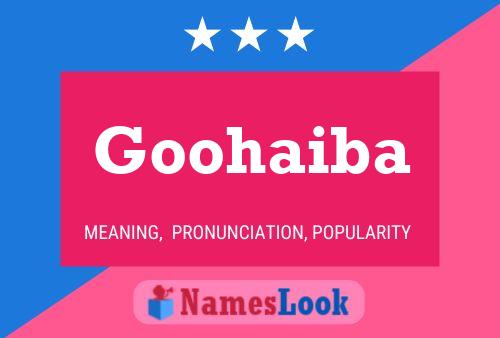 Постер имени Goohaiba