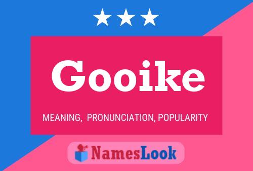 Постер имени Gooike