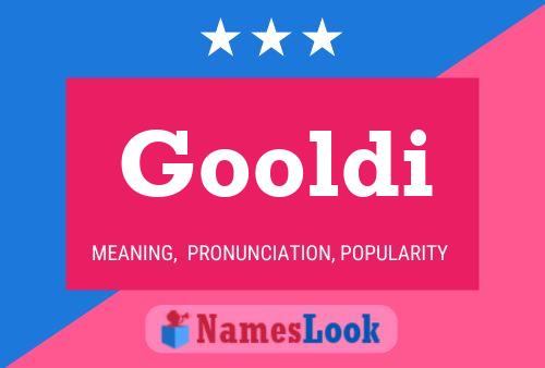 Постер имени Gooldi