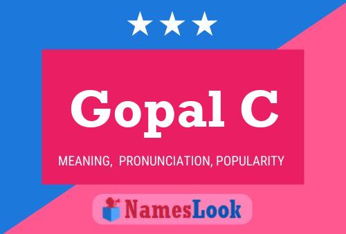 Постер имени Gopal C