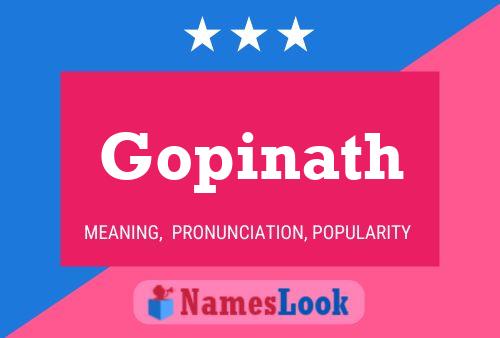 Постер имени Gopinath