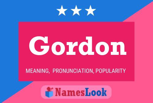 Постер имени Gordon