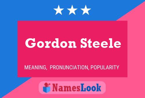 Постер имени Gordon Steele