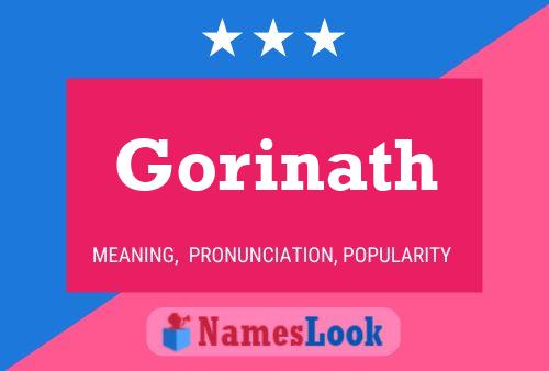 Постер имени Gorinath