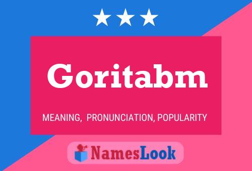 Постер имени Goritabm