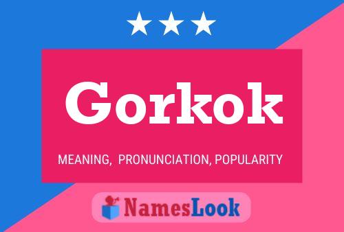 Постер имени Gorkok