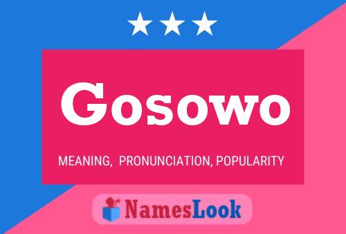 Постер имени Gosowo