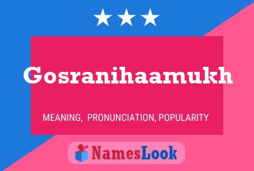 Постер имени Gosranihaamukh