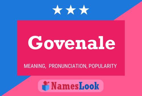 Постер имени Govenale