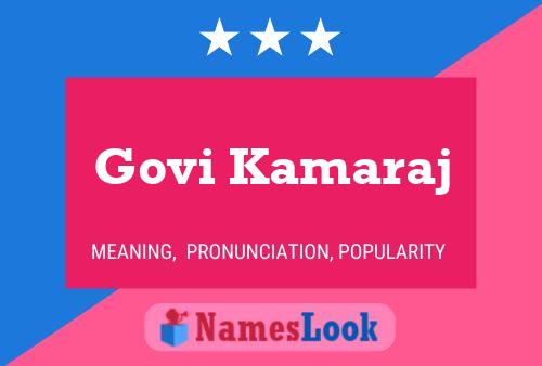 Постер имени Govi Kamaraj