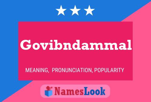 Постер имени Govibndammal