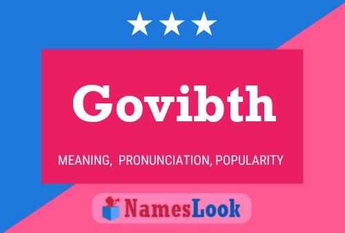 Постер имени Govibth