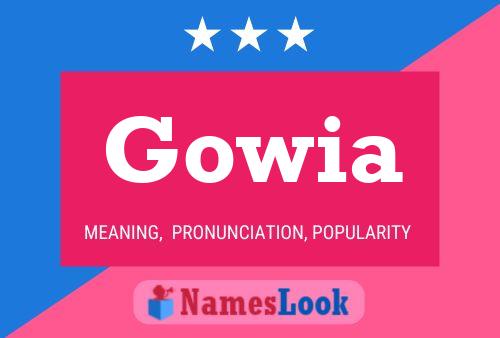 Постер имени Gowia