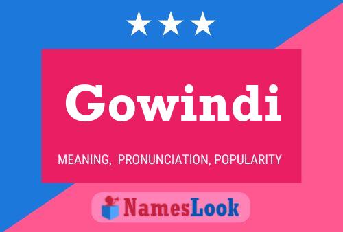 Постер имени Gowindi