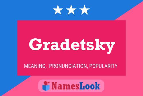 Постер имени Gradetsky