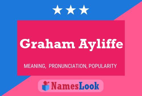 Постер имени Graham Ayliffe