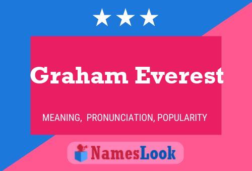 Постер имени Graham Everest