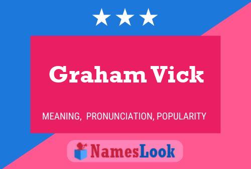 Постер имени Graham Vick