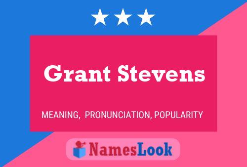 Постер имени Grant Stevens