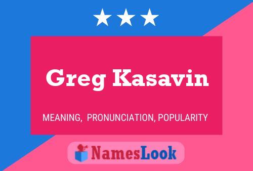 Постер имени Greg Kasavin