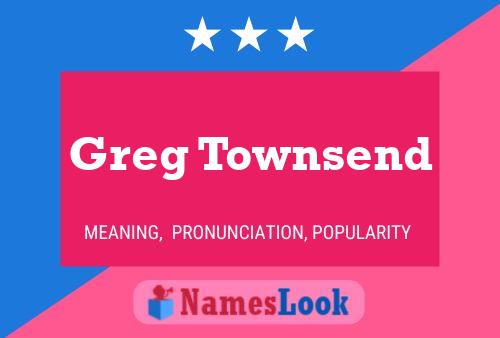 Постер имени Greg Townsend