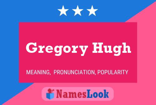 Постер имени Gregory Hugh