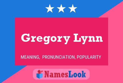 Постер имени Gregory Lynn