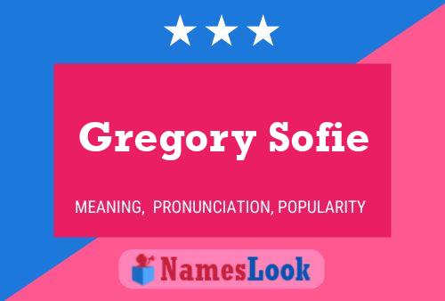 Постер имени Gregory Sofie