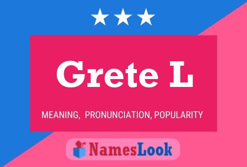 Постер имени Grete L