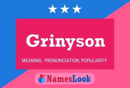 Постер имени Grinyson