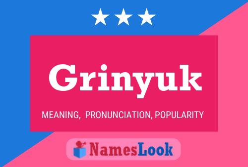 Постер имени Grinyuk