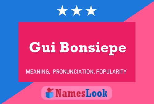 Постер имени Gui Bonsiepe