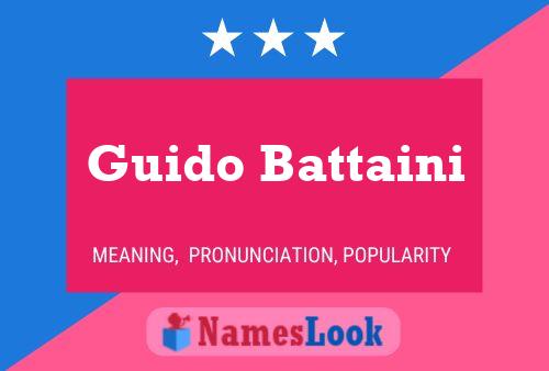 Постер имени Guido Battaini