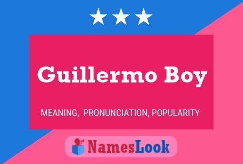 Постер имени Guillermo Boy