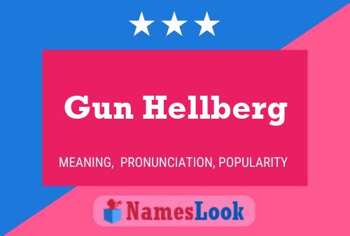 Постер имени Gun Hellberg