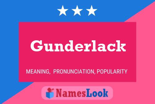 Постер имени Gunderlack