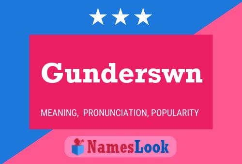 Постер имени Gunderswn