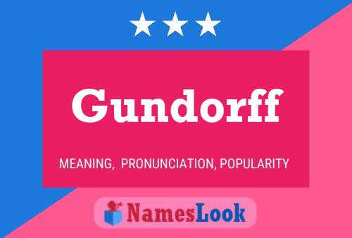 Постер имени Gundorff