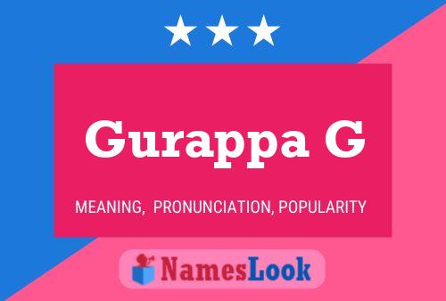 Постер имени Gurappa G