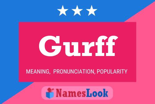 Постер имени Gurff