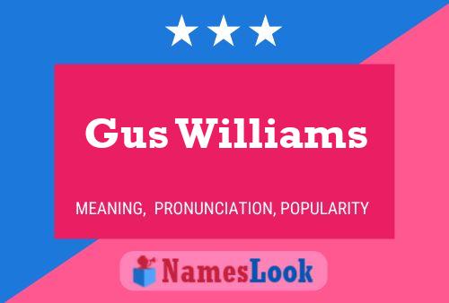 Постер имени Gus Williams