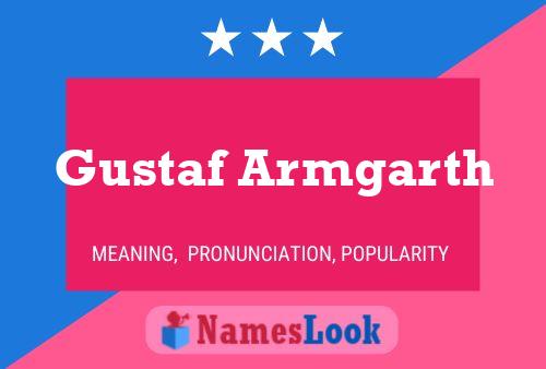 Постер имени Gustaf Armgarth