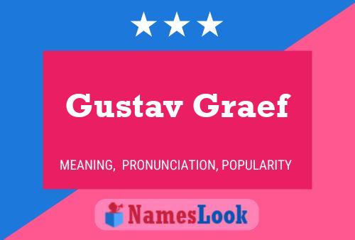 Постер имени Gustav Graef