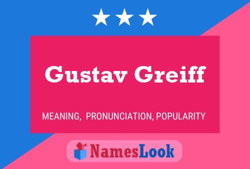 Постер имени Gustav Greiff