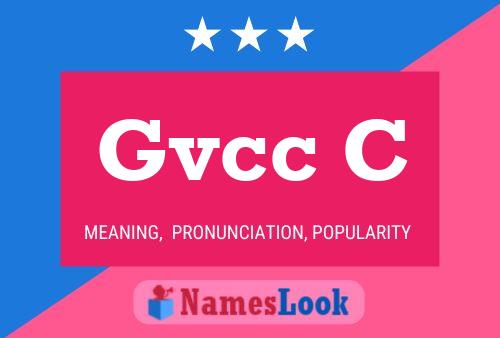 Постер имени Gvcc C