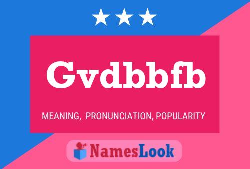 Постер имени Gvdbbfb