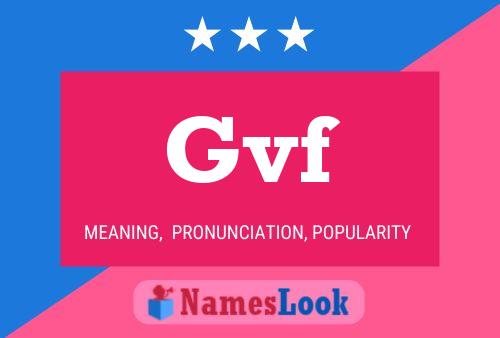 Постер имени Gvf