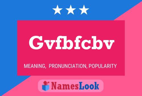 Постер имени Gvfbfcbv