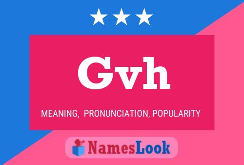 Постер имени Gvh